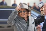 Johnny Depp at the Paris Fashion Week (Image via Neil Mockford/GC Images)_